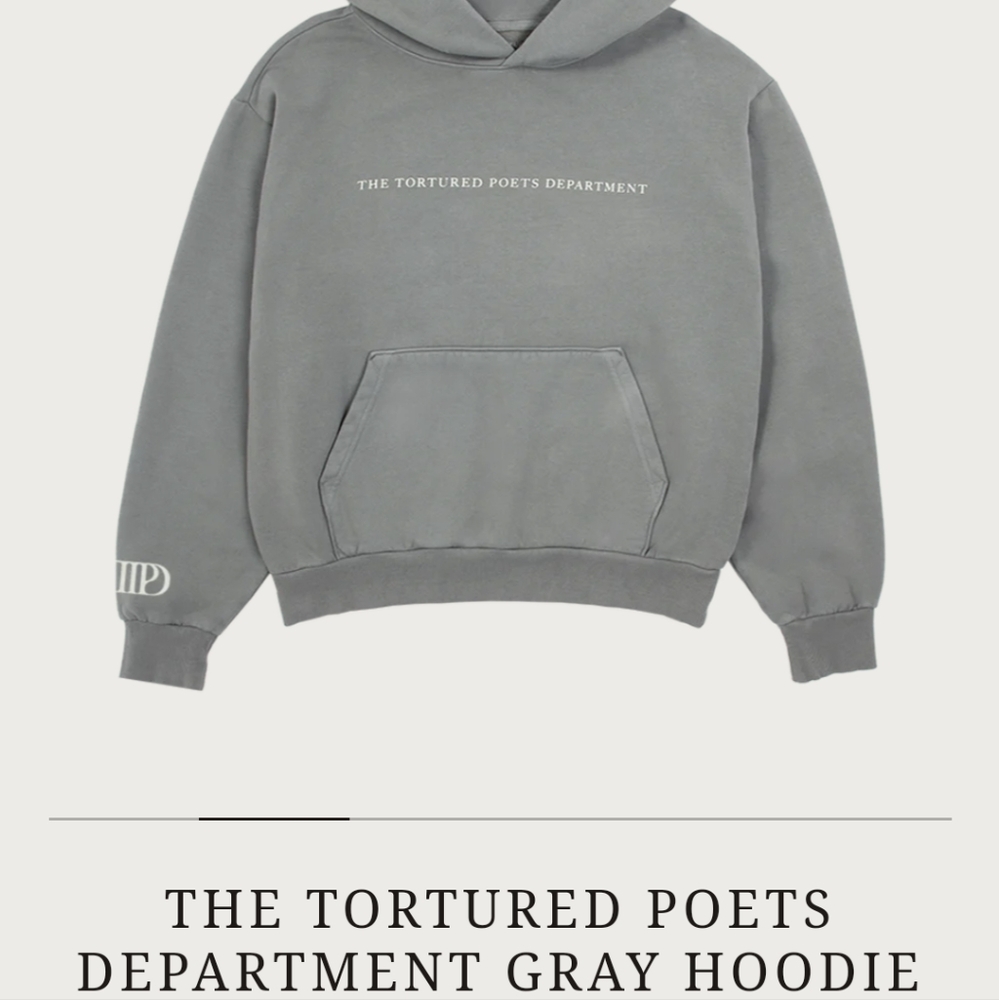 Taylor Swift TTPD hoodie